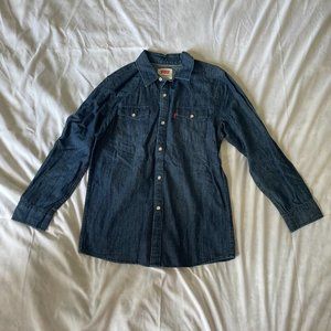 Boys Levi's Chambray Denim Shirts